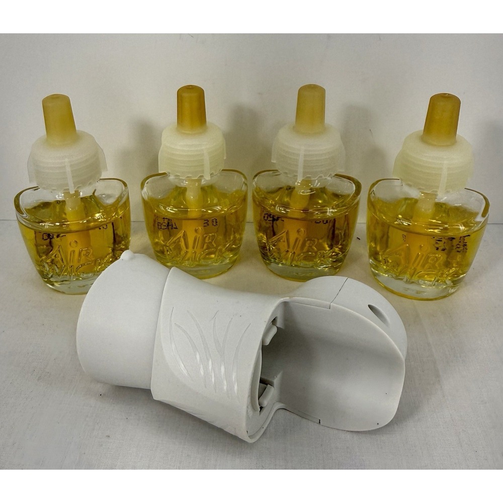 Air Wick Refills LOT Of FOUR Rare Mystery Hard To Find‎ Scents With Warmer New